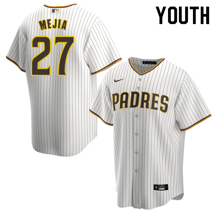 Nike Youth #27 Francisco Mejia San Diego Padres Baseball Jersey Sale-White - Click Image to Close